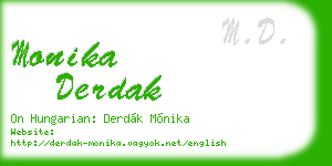monika derdak business card